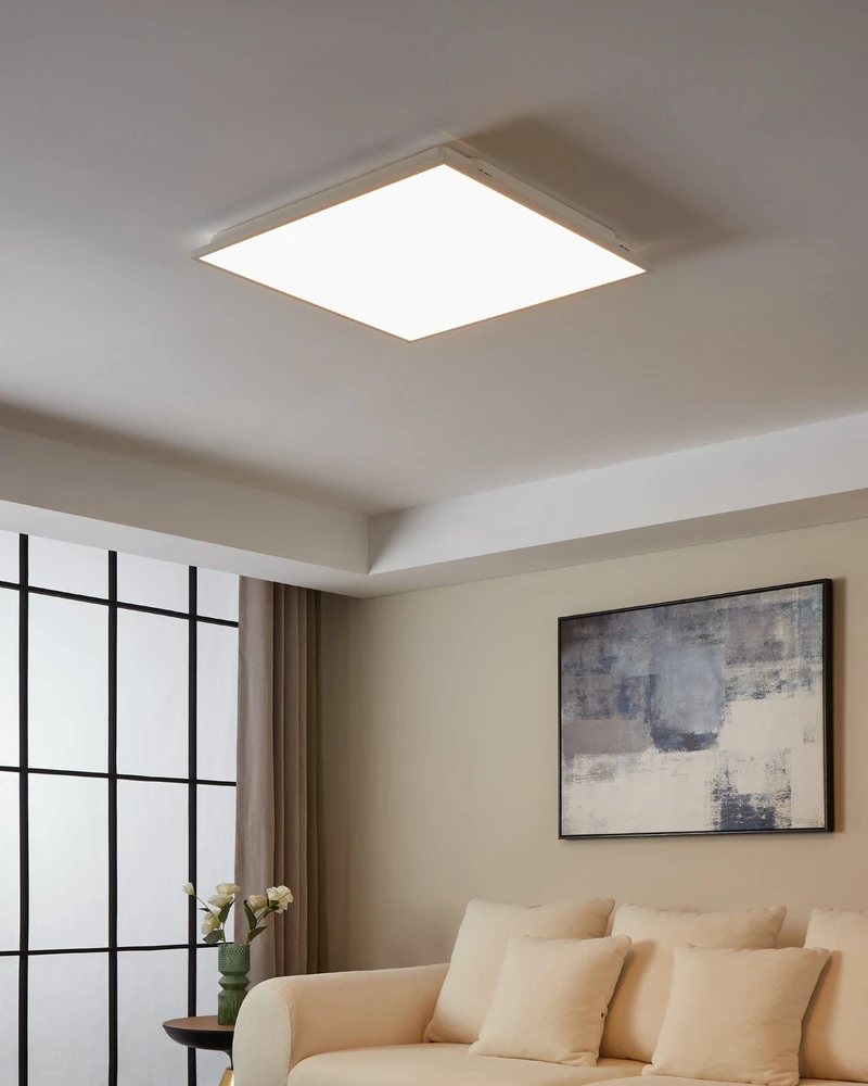 EGLO – „Herora-Z“ išmanusis lubinis šviestuvas – baltas – 59,5 x 59,5 cm – reguliuojamo baltumo – „Zigbee“ ir „Bluetooth“