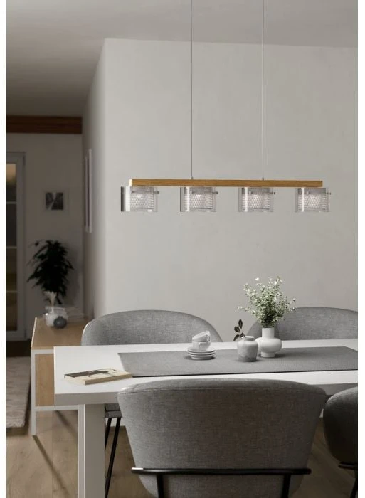 „Eglo“ – išmanusis pakabinamas šviestuvas „Portico-Z“ – RGB ir reguliuojamos baltos spalvos, su „Zigbee“ ir „Bluetooth“