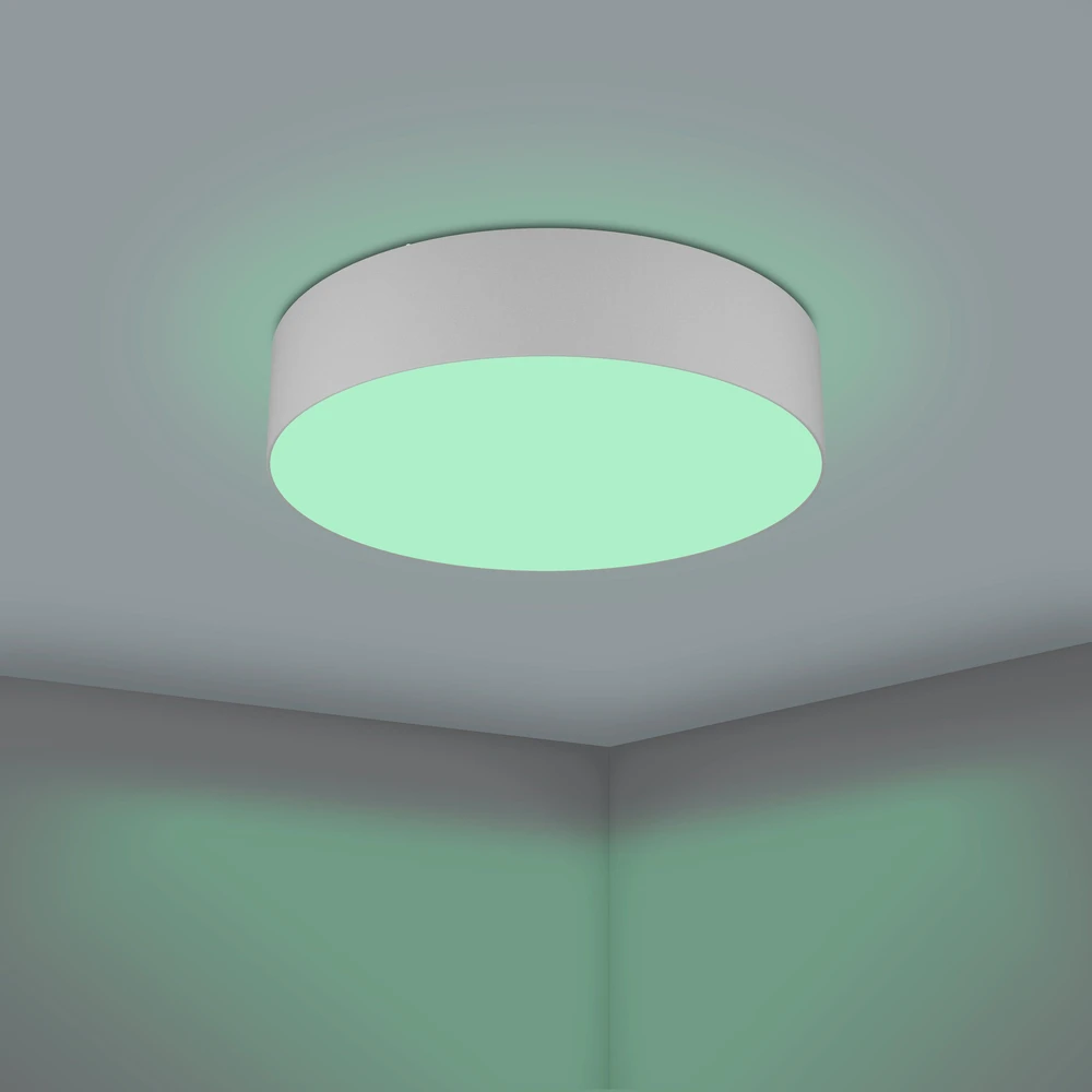 Eglo - Romao-Z lubinis šviestuvas Ø57 pilkas - RGB + TW - išmanusis Zigbee ir Bluetooth valdymas