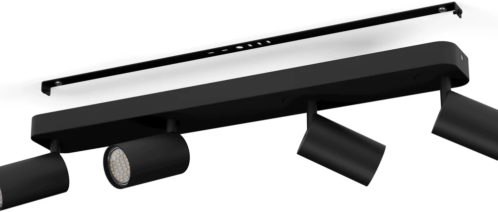 „Eglo“ – „Telimbela-Z“ išmanusis bėgelio šviestuvas – juodas – RGB + baltas – „Zigbee“ / „Bluetooth“