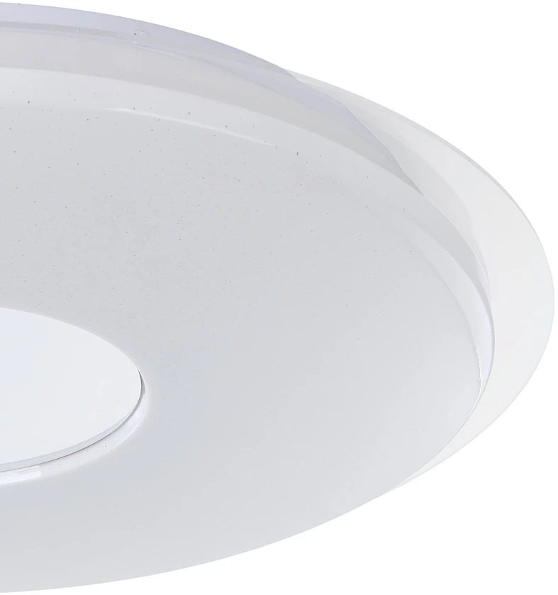 „Eglo Totari-Z“ išmanusis lubinis šviestuvas Ø56 – chromo ir baltos spalvos su krištolo efektu – „Zigbee“ ir „Bluetooth“