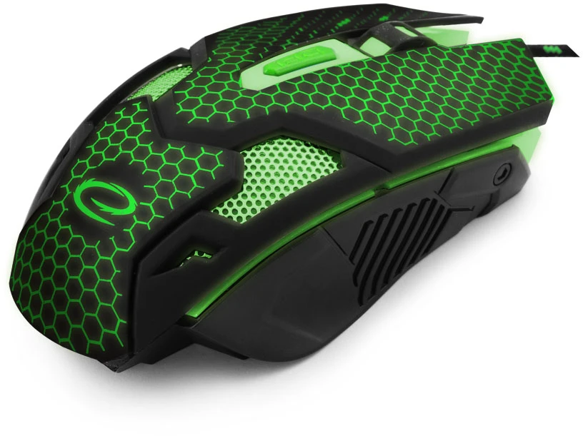 Žaidimų pelė Esperanza MX207 Cobra EGM207G Žalia
