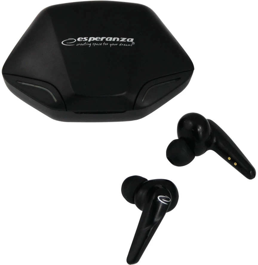 Belaidės Ausinės - Esperanza EH231K Bluetooth 5.0 Ausinės su Mikrofonu Juodos