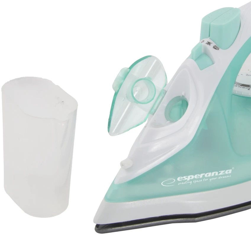 Garų Lygintuvas - Esperanza EHI005 Keraminis Padas 2200 W Žalias/Baltas