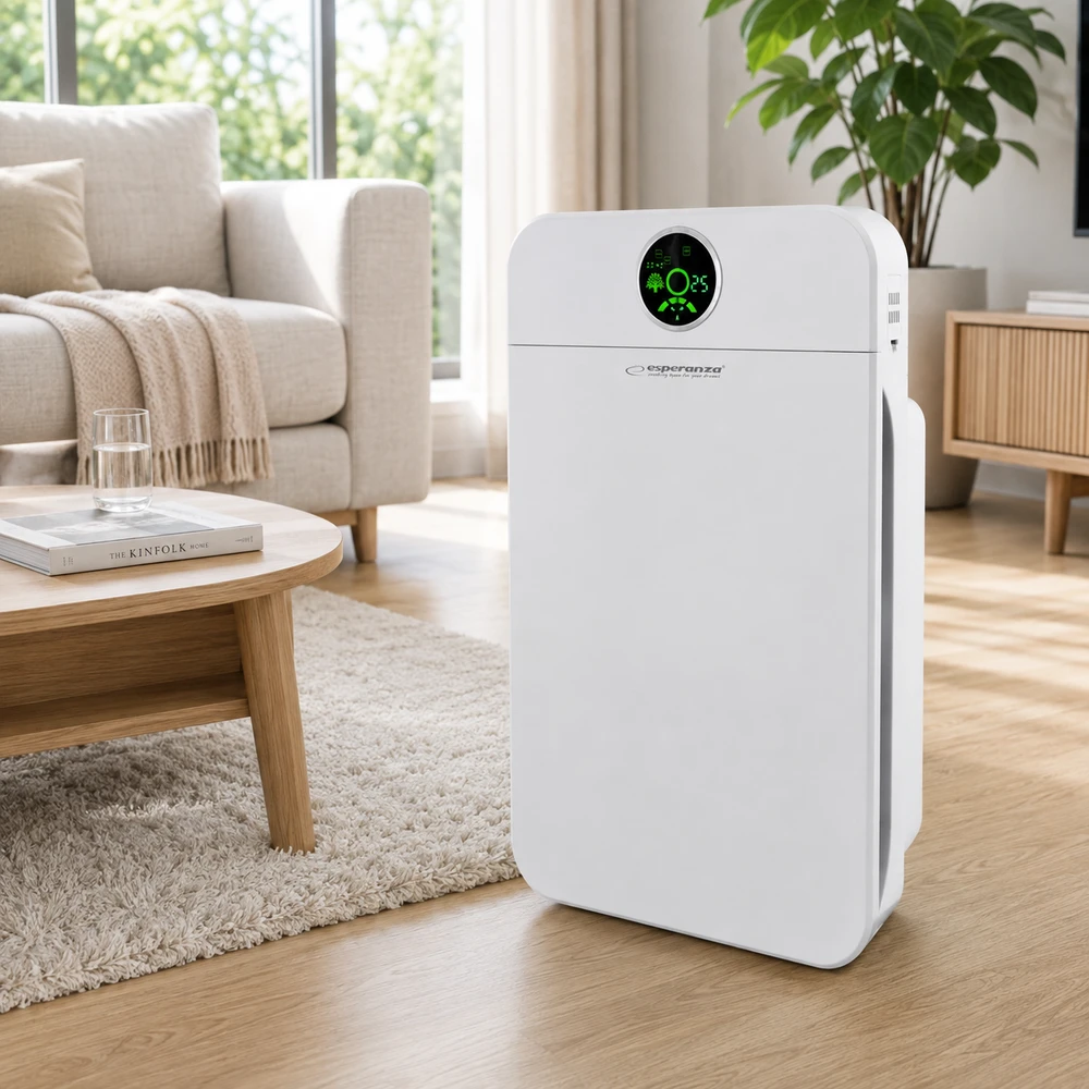 Air purifier replaceable air Esperanza ZEPHYR EHP002 (35W, baltos spalvos)