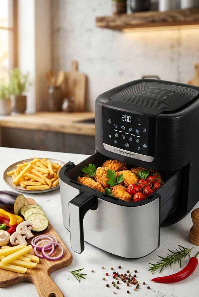 Esperanza EKA004 Neriebi gruzdintuvė 8L, 1700W Inox