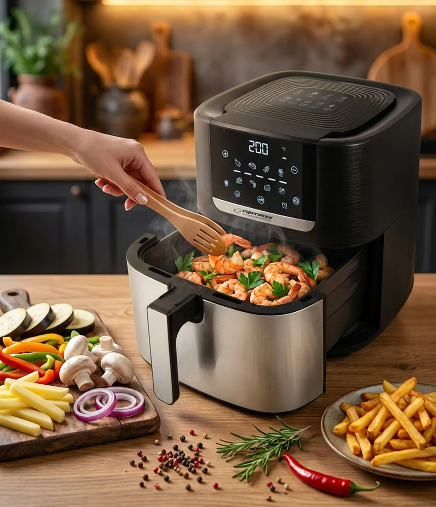Esperanza EKA004 Neriebi gruzdintuvė 8L, 1700W Inox