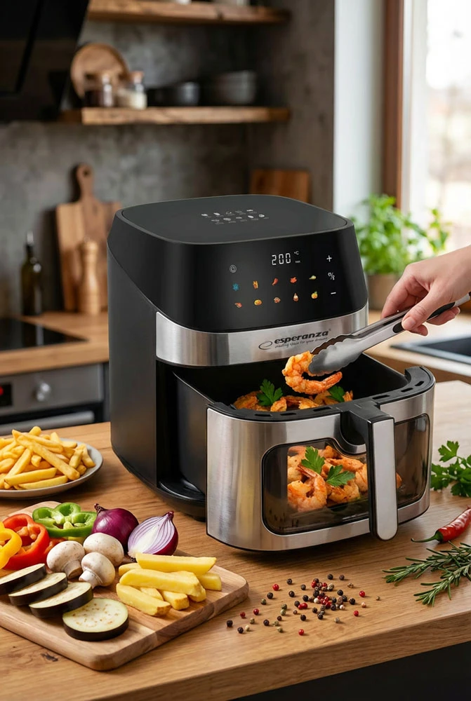 Esperanza EKA005 Neriebi gruzdintuvė 8L, 1600W Inox