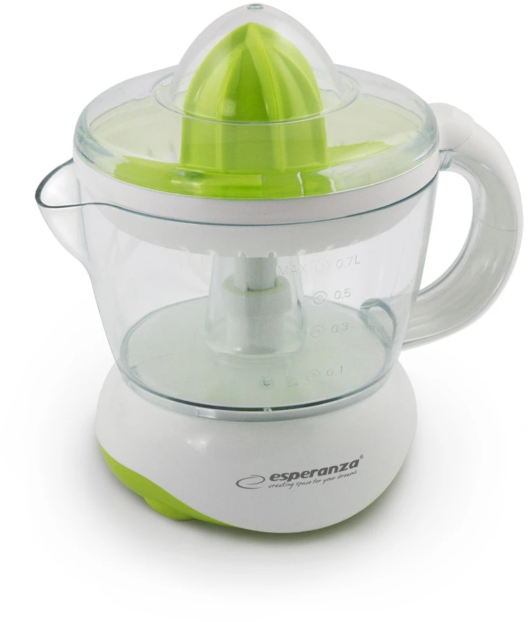 Sulčiaspaudė Juicer for citrus fruit Esperanza Clementine EKJ001G (25W, 0,75l, žalias color)