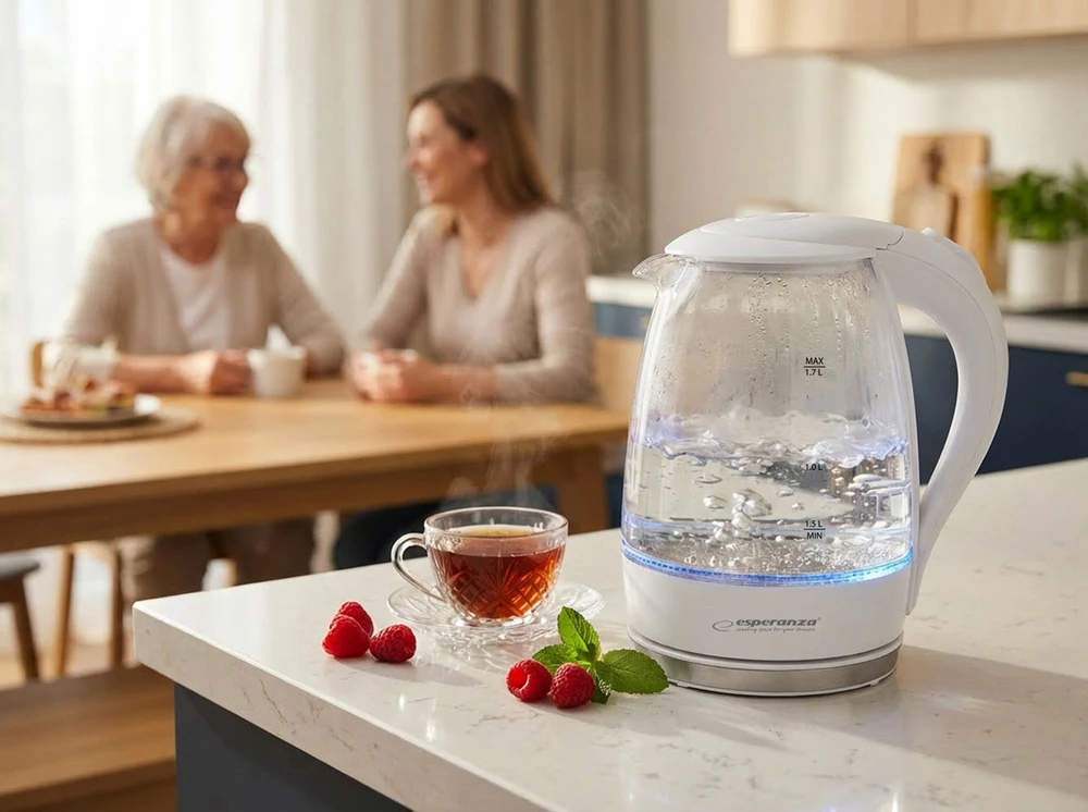Virdulys electric Esperanza Salto Angel EKK011W (2200W 1.7l, baltos spalvos)