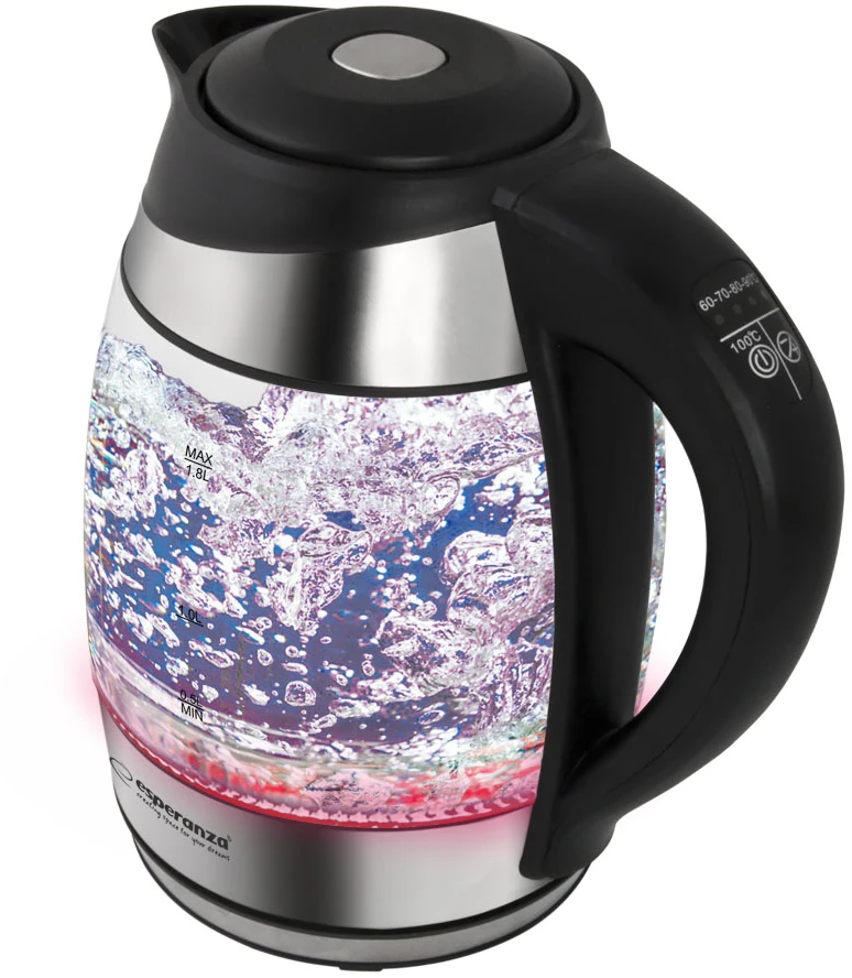 Elektrinis Virdulys - Esperanza EKK026 1,7 L 2200 W Juodas