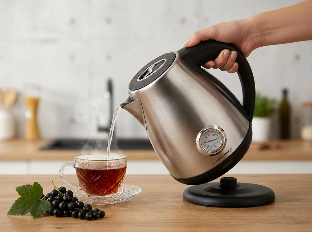 Esperanza EKK029 electric virdulys 1.7 L 2200 W Juodas, Steel