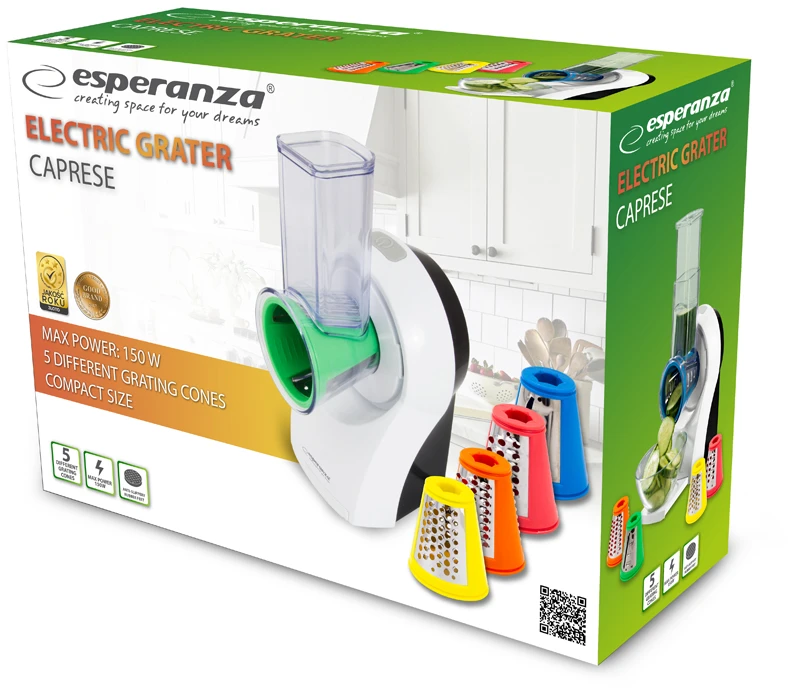 Elektrinis Trintuvė - Esperanza EKM026 150W 5 Ritės Plastikinė Daugiaspalvė