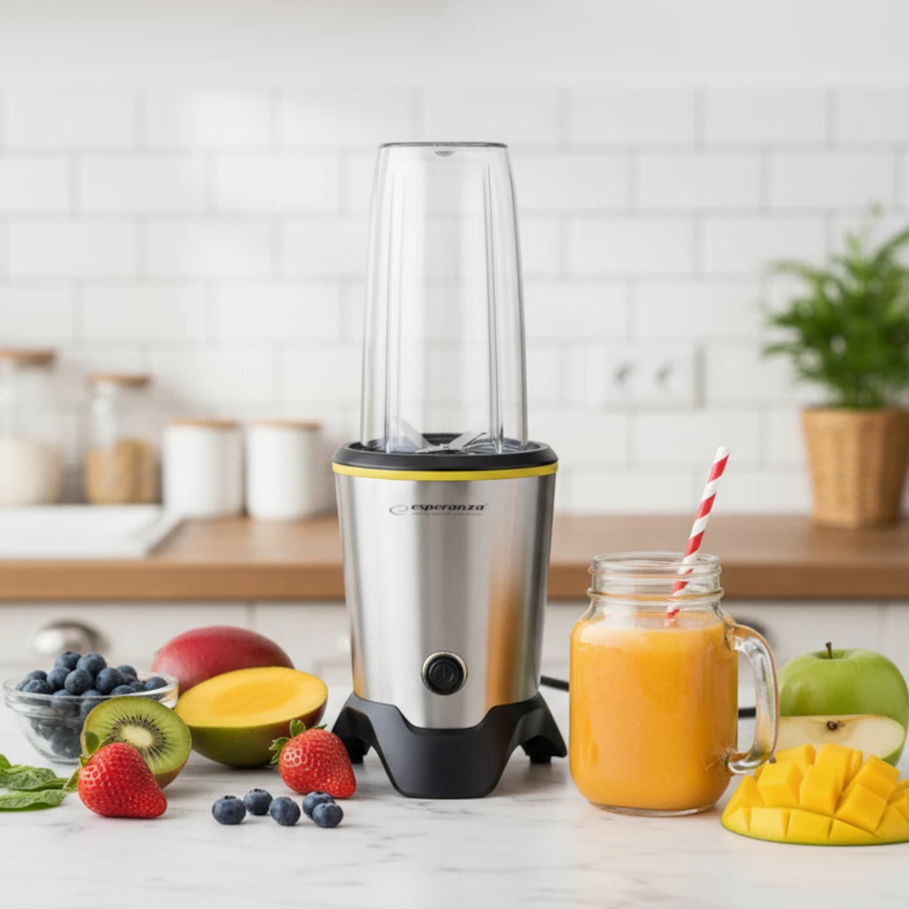 Kokteilinė Esperanza Nutri Master EKM028, Sidabrinės/Juodos spalvos