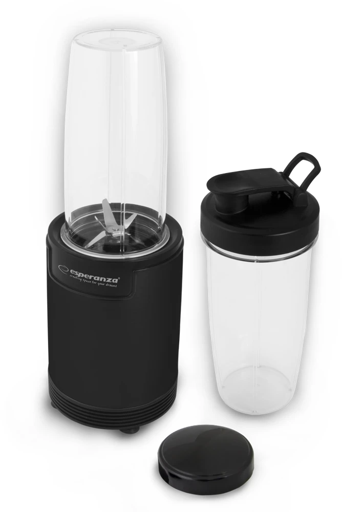 Blenderis - Esperanza EKM029 700W 0.8L Stalo Ledų Smulkintuvas Juodas