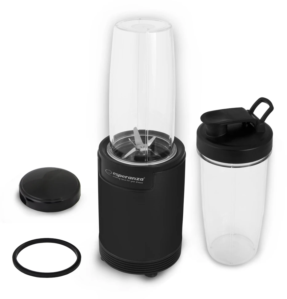 Blenderis - Esperanza EKM029 700W 0.8L Stalo Ledų Smulkintuvas Juodas