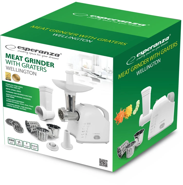Mėsmalė - Esperanza EKM033 2200 W Baltas