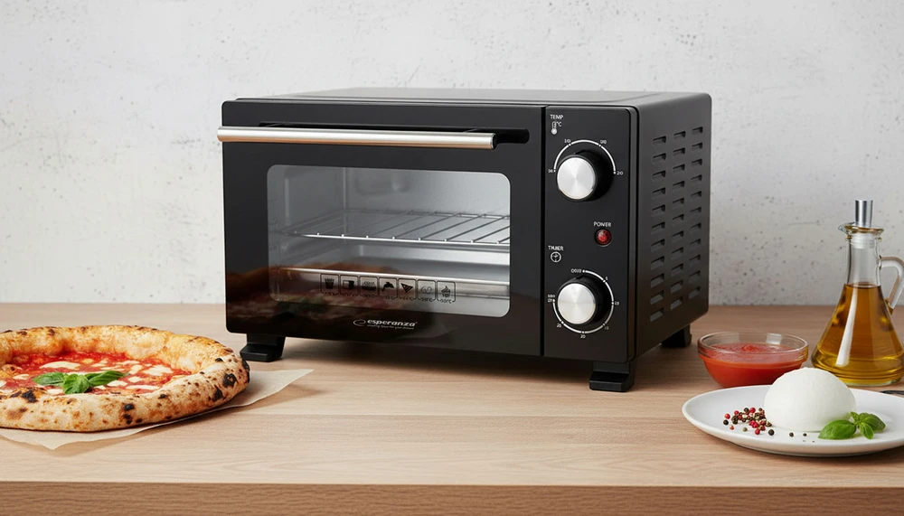 Mikrobangų krosnelė Esperanza EKO007N Mini Oven 10 l 800 W Juodas