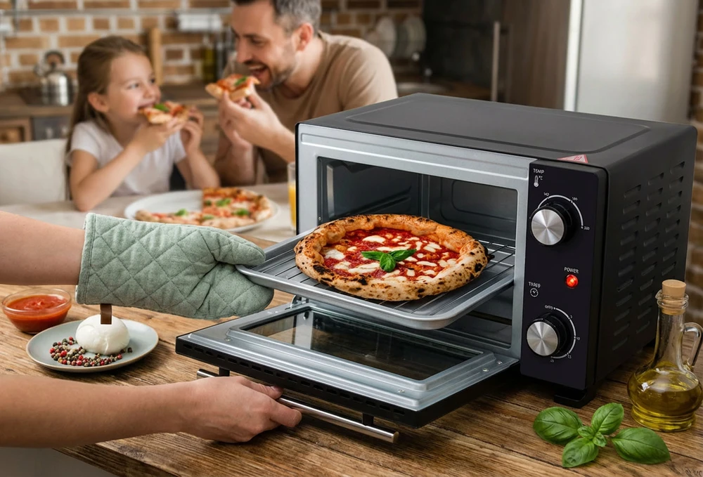 Mikrobangų krosnelė Esperanza EKO007N Mini Oven 10 l 800 W Juodas