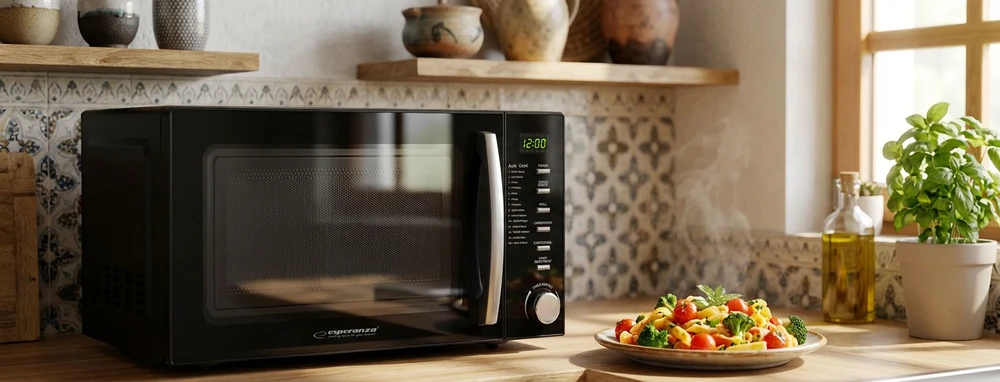Mikrobangų Krosnelė - Esperanza Cocinero 20 L 1200 W Juoda