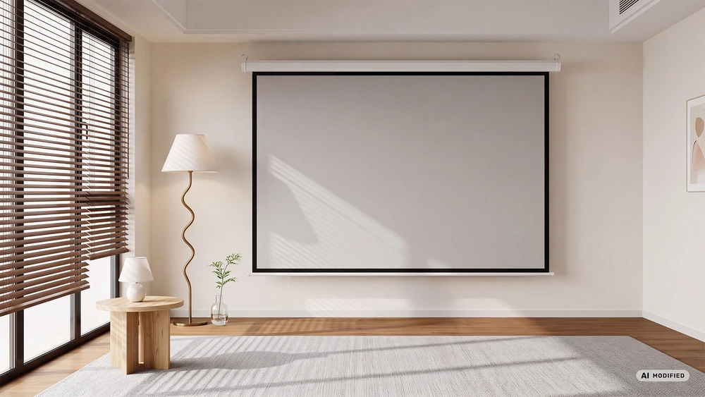 Projektorius Cabletech lubinis projekcinis ekranas 200 x 150 cm 100"