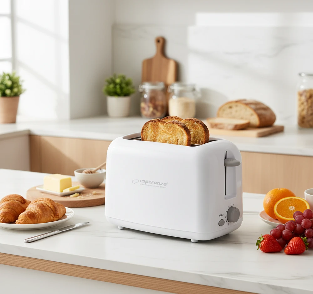 Sumuštinių keptuvas Toaster Esperanza Ciabatta EKT002 (600W, baltos spalvos)
