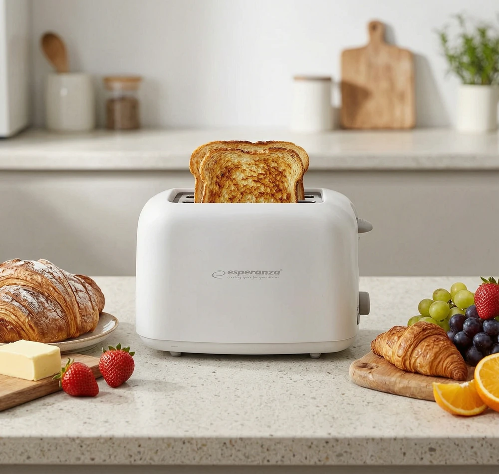 Sumuštinių keptuvas Toaster Esperanza Ciabatta EKT002 (600W, baltos spalvos)