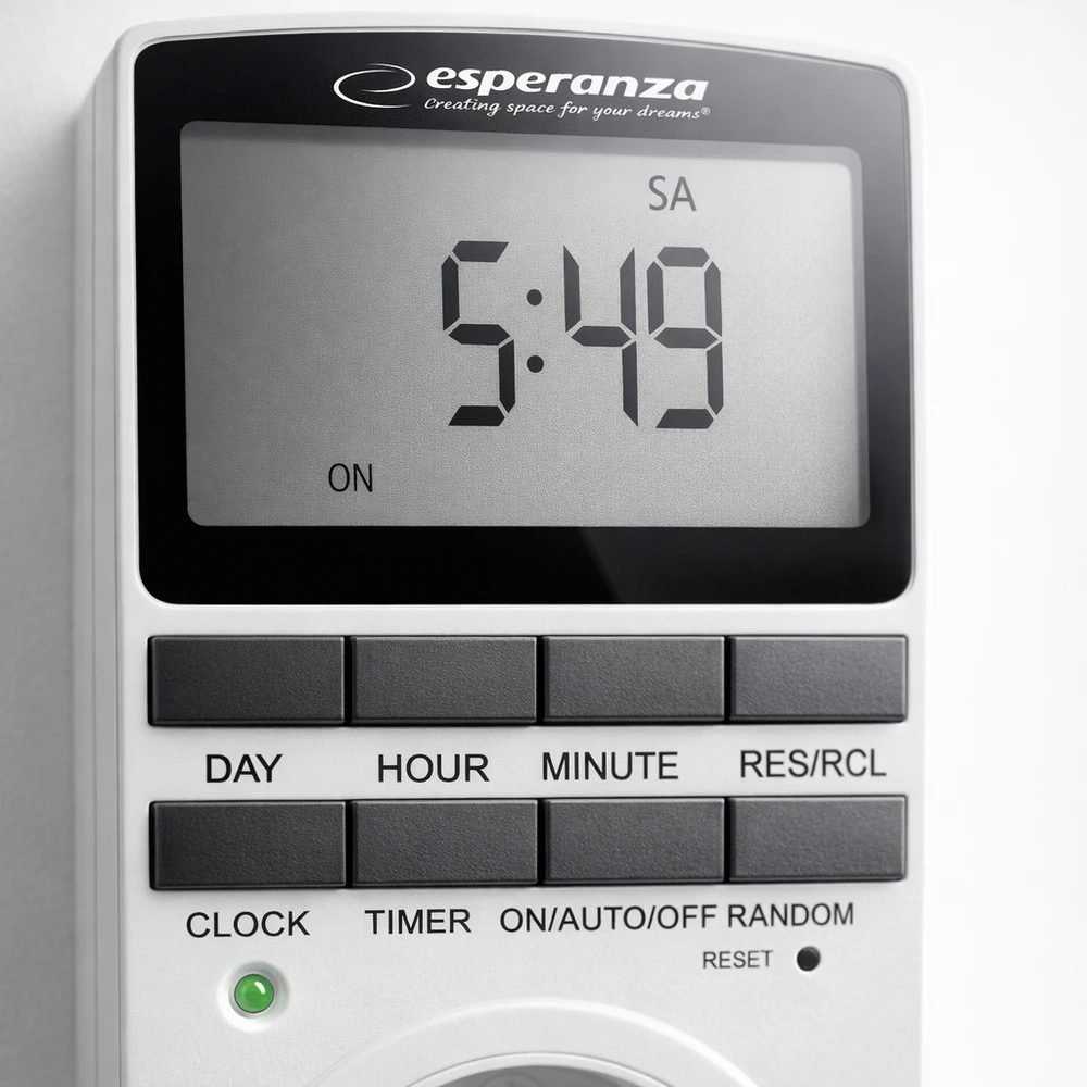 Lubinis šviestuvas Esperanza ELA101 Electronic digital Timer