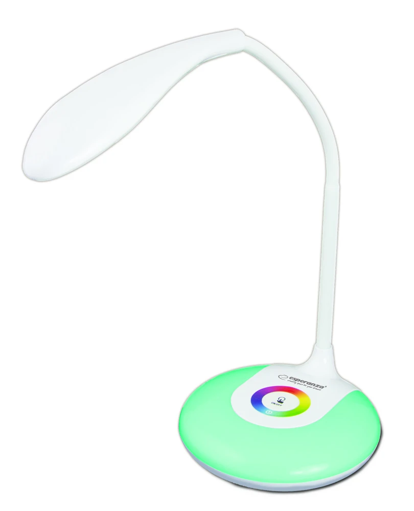 Stalo Lempa - Esperanza ELD102 3W LED Jutiklinis Valdymas Lankstus Rankos Baltas