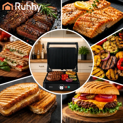 Ruhhy 26176 2000W Electric Grilis/Toaster