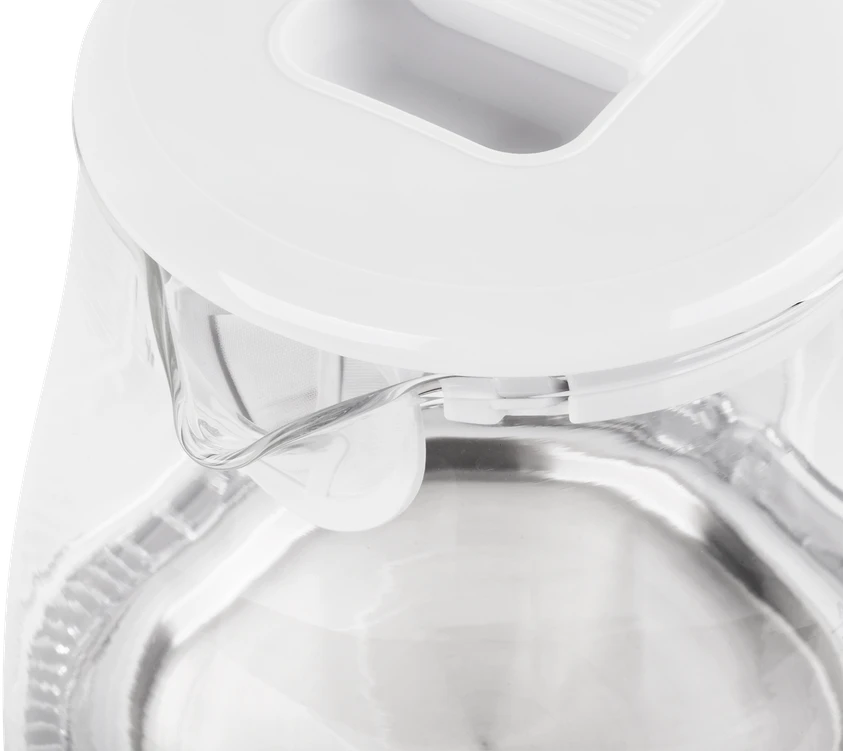 TEESA elektrinis virdulys, stiklinis, 1650 W, baltas, 1 L