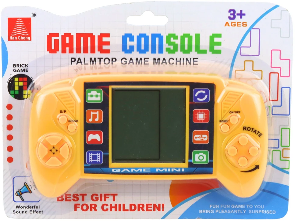 Lean Toys Elektroninė konsolė Geltona
