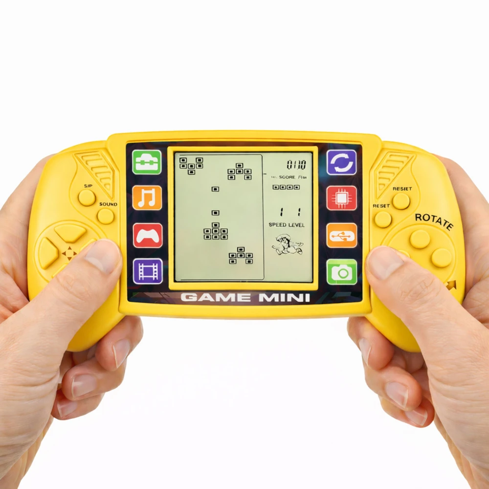 Lean Toys Elektroninė konsolė Geltona