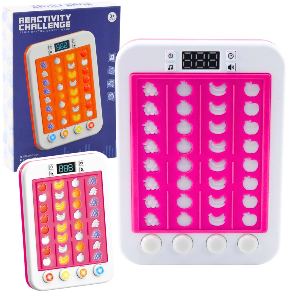 Lean Toys Elektroninis ritminis žaidimas su vaisių motyvais