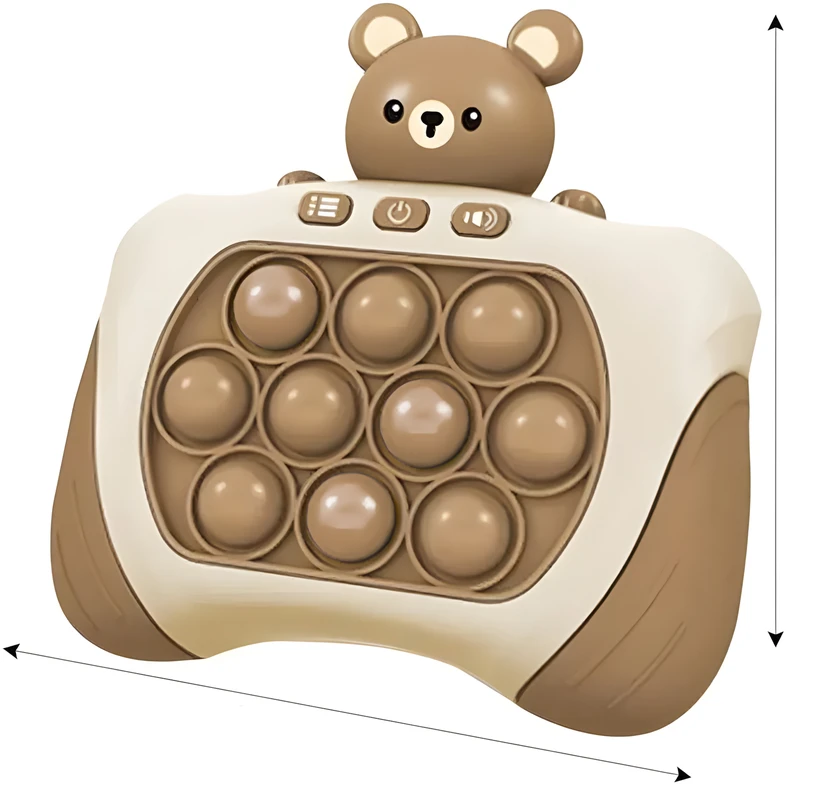 Elektroninis žaidimas Pop It Bear, 12.5x12x5.5 cm