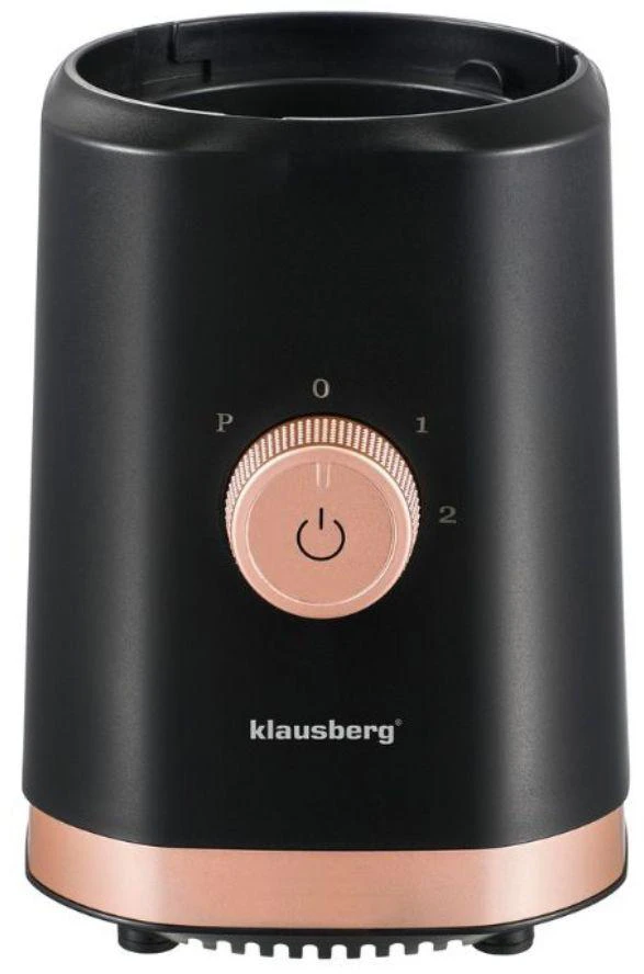 Kavamalė Elektrinė 2 viename elektrinis kavos ir prieskonių malūnėlis, juodas, Klausberg, KB-7992