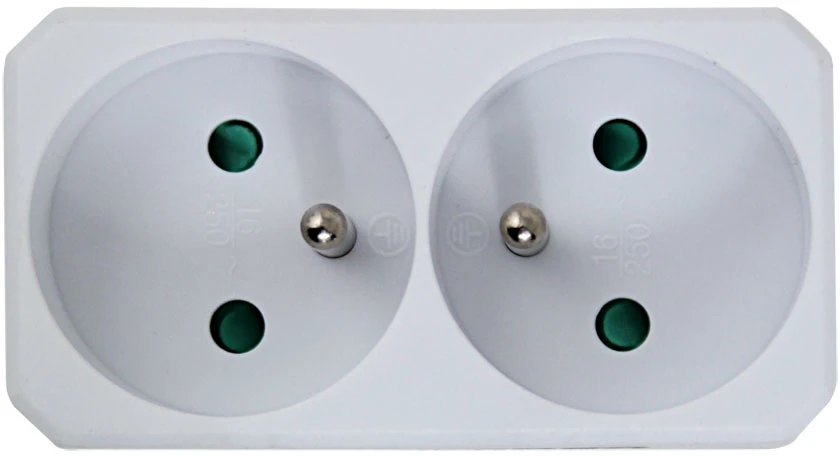 Esperanza ELK305W elektros skirstytuvas, 2 lizdai, Baltas