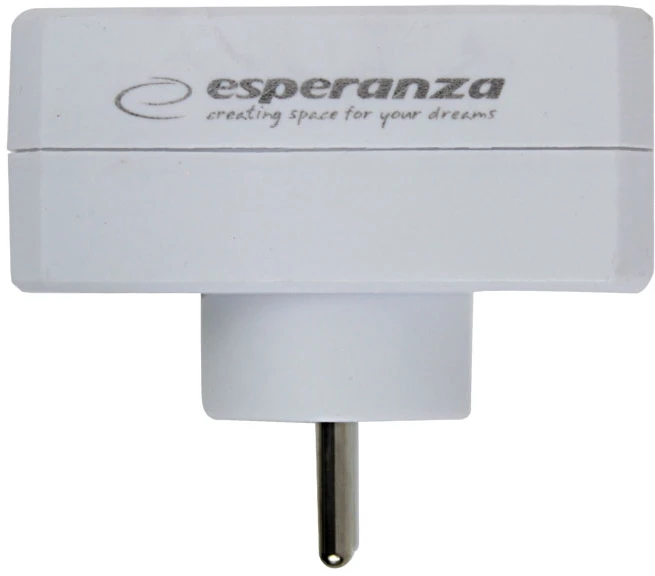Esperanza ELK305W elektros skirstytuvas, 2 lizdai, Baltas