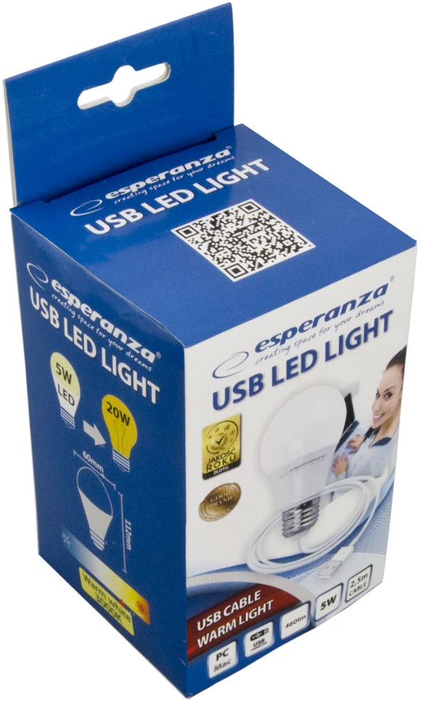Lemputė LED USB 5W - Esperanza ELL170