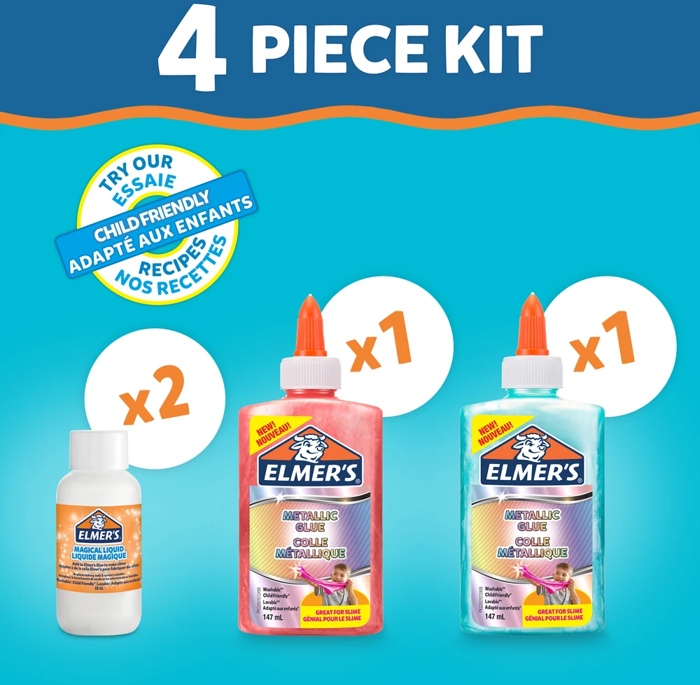 Elmers Metallic Slime rinkinys 2109483