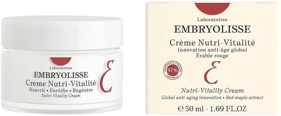 Embryolisse maitininantis-Vitality Kreminis senėjimo požymius mažinantis veido kremas, 50 ml
