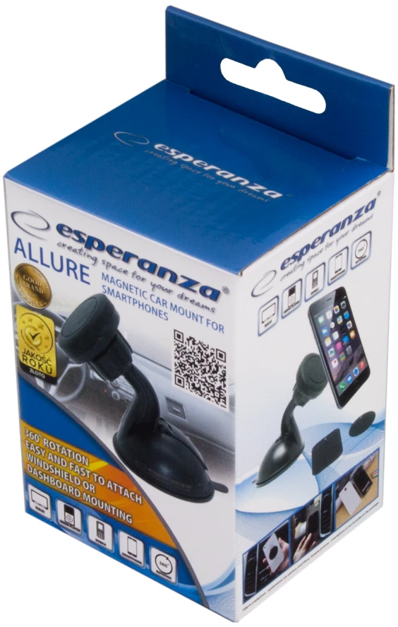 Magnetinis automobilinis telefono laikiklis - Esperanza Allure EMH119