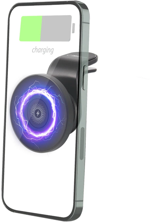 EMH146 Esperanza magnetinis automobilio telefono laikiklis su įkrovimo lankeliu