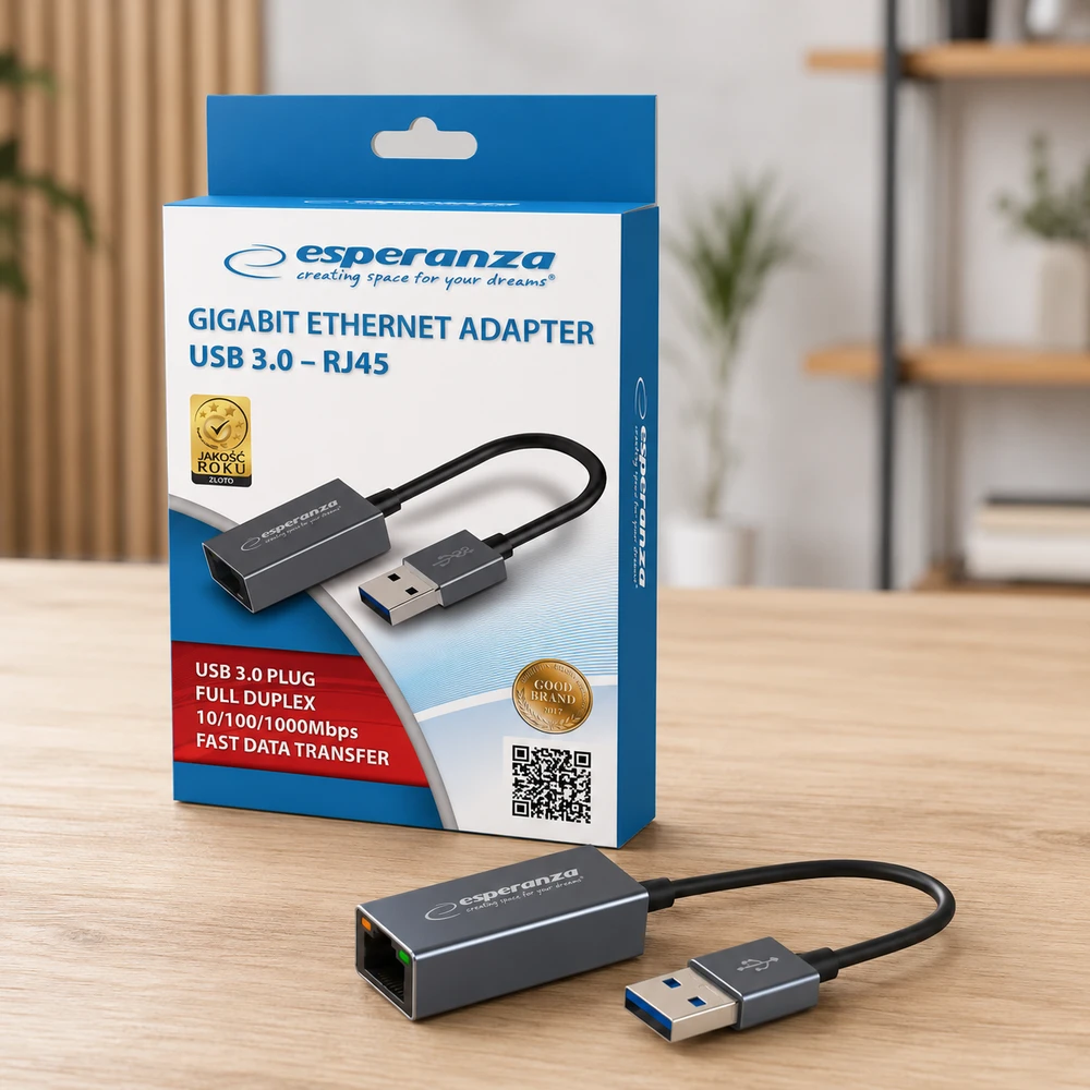 Esperanza ENA101 ETHERNET 1000 MBPS ADAPTER USB 3.0-RJ45