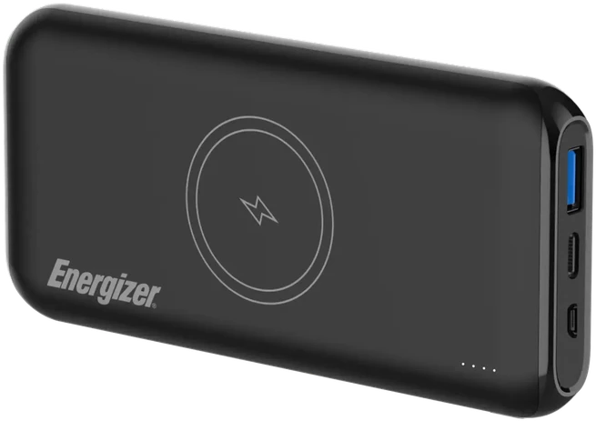 „Energizer“ – 10K belaidis ir PD 20W greito įkrovimo išorinis akumuliatorius – 10000mAh – juodas