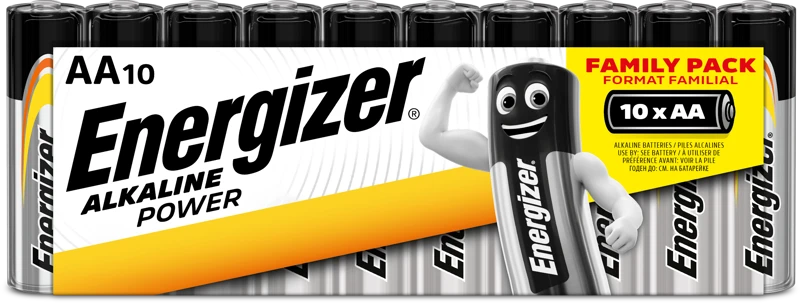 „Energizer“ – AA tipo maitinimo elementų 10 vnt. pakuotė