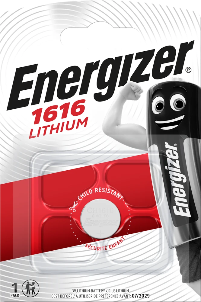 Elementas ENERGIZER CR1616, 3V