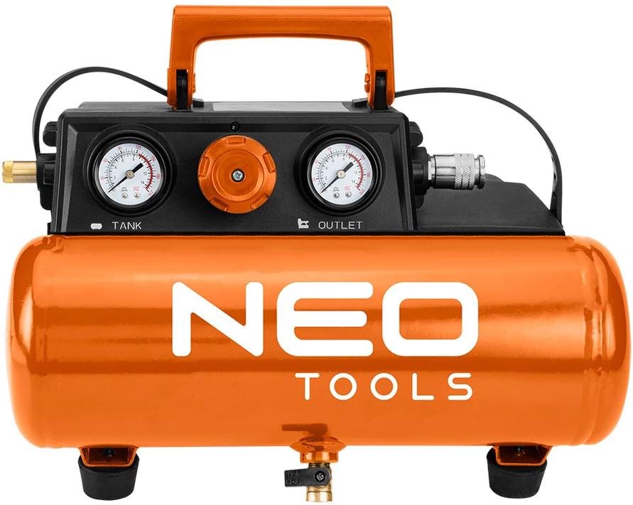 Neo „Energy+“ 18 V akumuliatorinis kompresorius, 8 barai, 3,8 l, be akumuliatoriaus