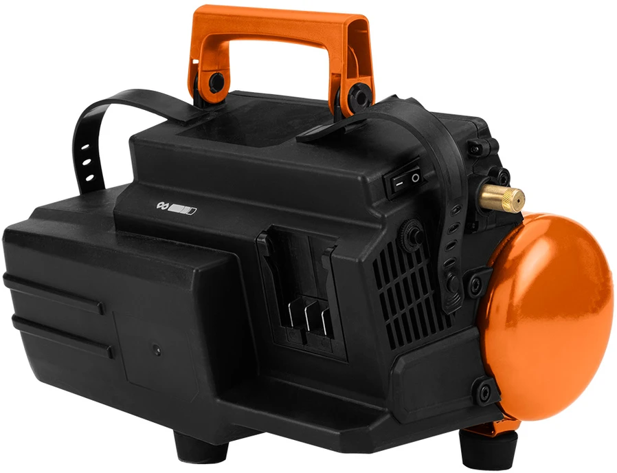 Neo „Energy+“ 18 V akumuliatorinis kompresorius, 8 barai, 3,8 l, be akumuliatoriaus