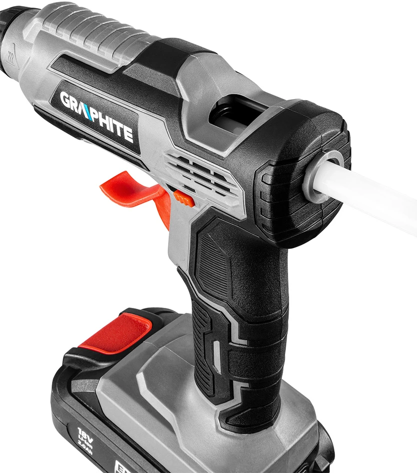 Akumuliatorinis klijų pistoletas Graphite 58G040; 18 V (be akumuliatoriaus ir pakrovėjo)